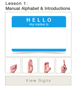 Manual Alphabet & Introductions