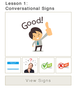 Lesson 1: Conversational Signs